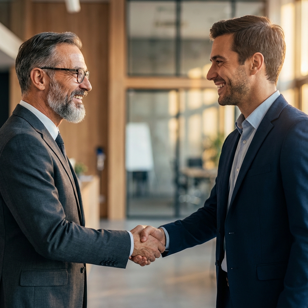 Successful Partnership Handshake